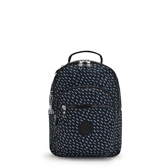 Sacs À Dos Kipling Seoul Small Printed Tablet Noir | FR 1603UZ
